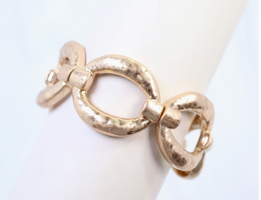 Hammered Stretch Bracelet